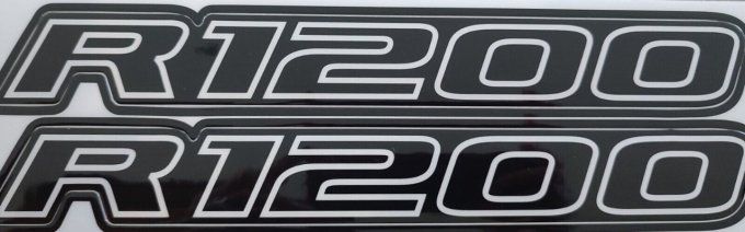 Stickers autocollant BMW R1200 GS Noir