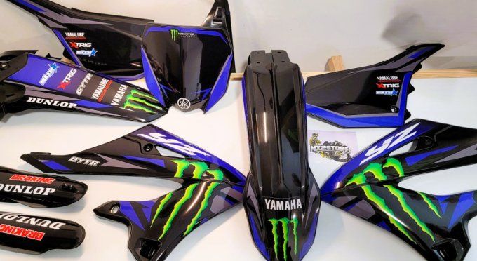 kit deco , monster , team , factory , kit , plastiques , yz 125 , yz 250 , 2022 , 2023 , 2024 , 2025