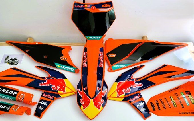 kit plastique , kit deco , factory , redbull , sxf , sx , 2019 , 2020 , 2021 , 2022 , 2023 , , ktm ,