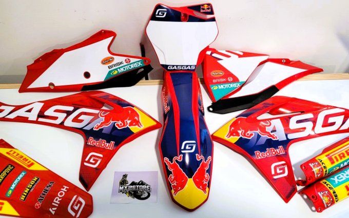 kit plastique , kit deco , redbull , prado , gasgas , ec , ecf , mx , mcf , 2021 , 2022 , 2023 , 125