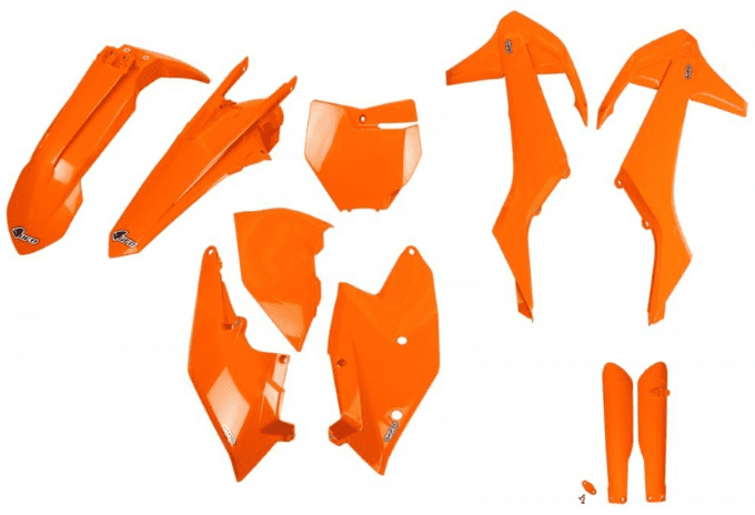 Kit plastiques KTM SX / SXF 125 > 450 année 2016 à 2018 -ORANGE