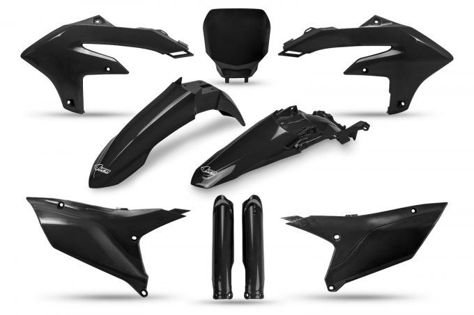 kit plastique , yzf250 , yzf450 , yamaha , 2023 , 2024 , 2025 ,black , noir , 250 , 450 , yzf ,