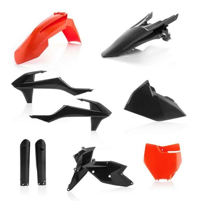 Kit plastiques KTM SX / SXF 125 > 450 année 2016 à 2018